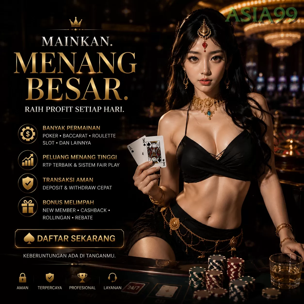 Main asia99y Menang Jackpot Besar